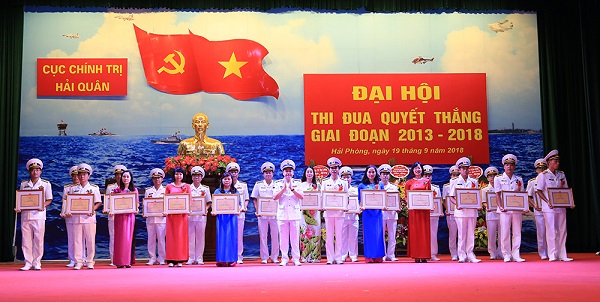 Cục Chính trị Hải quân - đơn vị xuất sắc trong phong trào thi đua Quyết thắng