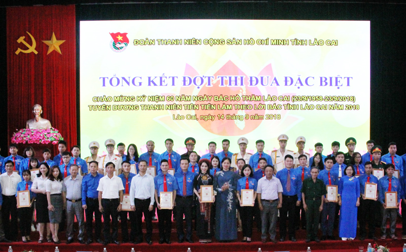 Lào Cai Tuyên dương 60 thanh niên tiên tiến làm theo lời Bác