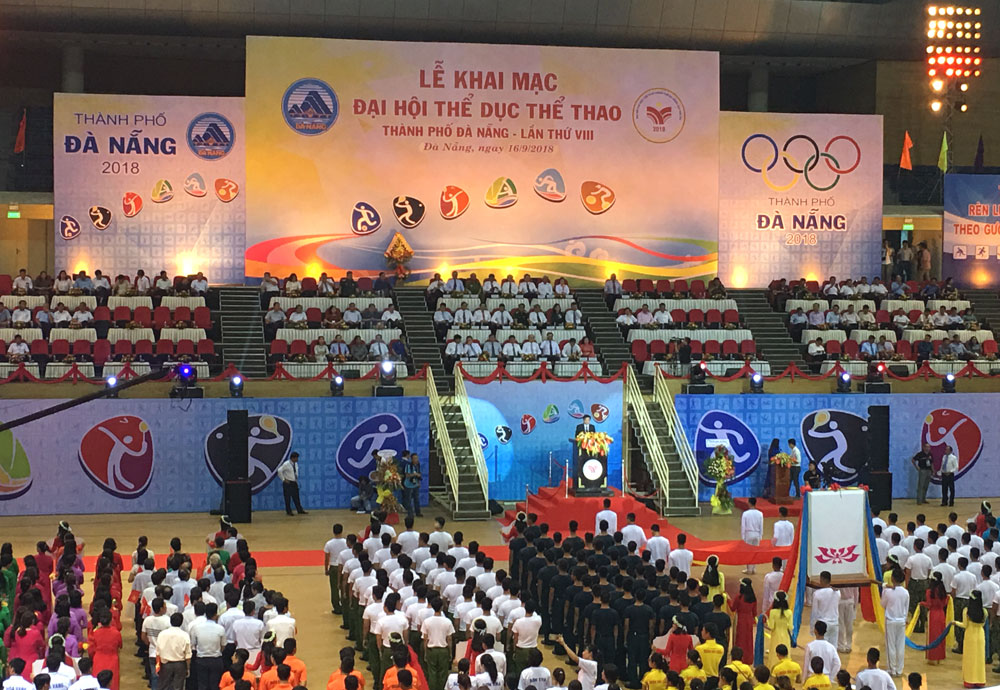 Khai mạc Đại hội Thể dục Thể thao thành phố Đà Nẵng lần thứ 8
