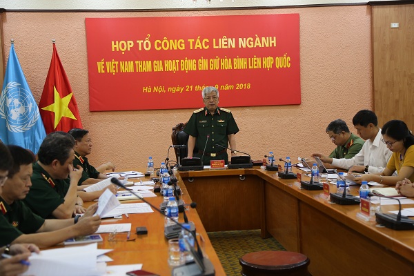 Ra mắt Tổ Công tác liên ngành tham gia hoạt động gìn giữ hoà bình Liên hợp quốc