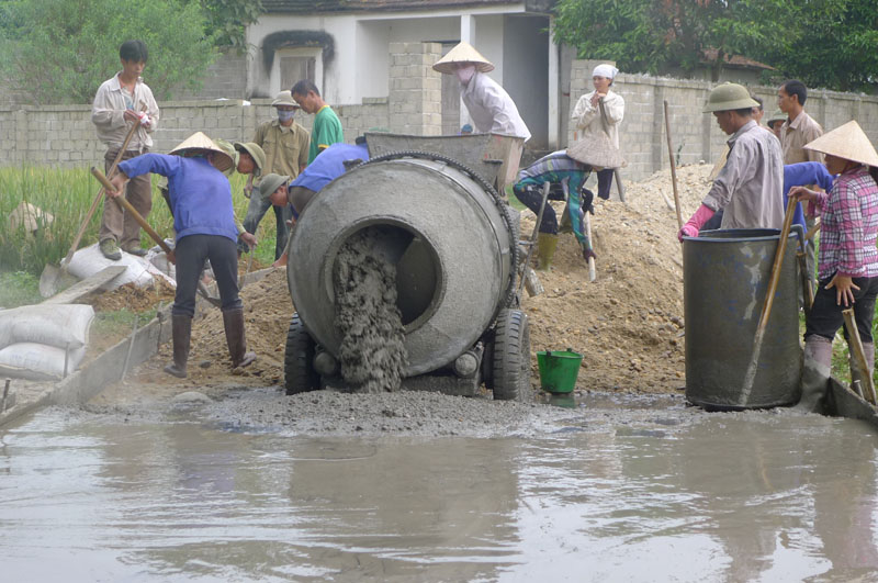Xây dựng nông thôn mới ở thôn Lời Sức mạnh từ sự đoàn kết