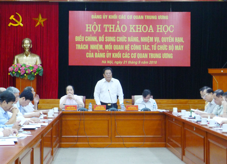 Nâng cao chất lượng hoạt động của Đảng ủy Khối các cơ quan Trung ương