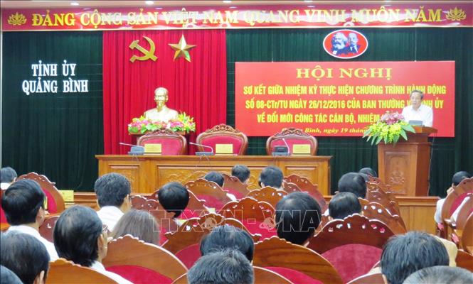 Quảng Bình Tạo chuyển biến tích cực và chất lượng trong công tác cán bộ