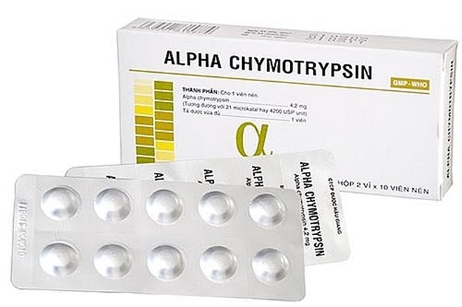 Bộ Y tế đề nghị tiếp tục thanh toán bảo hiểm y tế đối với thuốc chứa Alphachymotrypsin