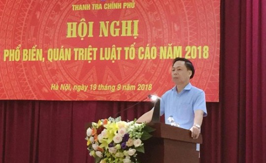 Thanh tra Chính phủ phổ biến, quán triệt Luật Tố cáo năm 2018