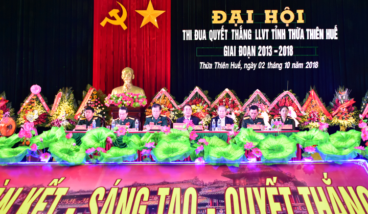 Đại hội thi đua quyết thắng lực lượng vũ trang tỉnh Thừa Thiên Huế giai đoạn 2013-2018