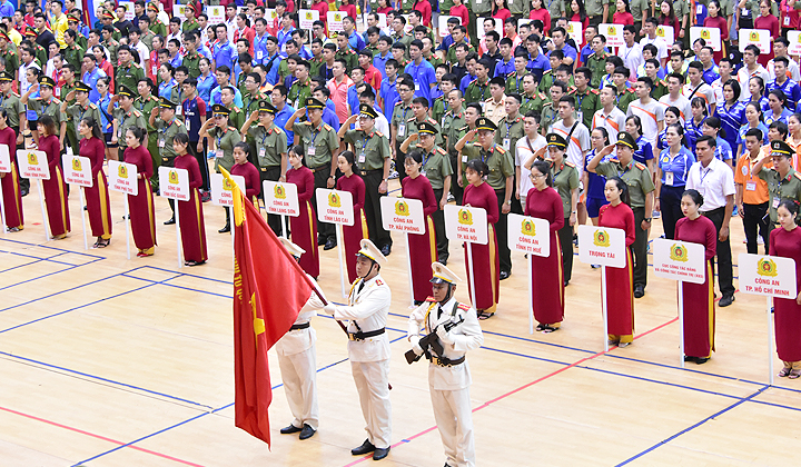 Khai mạc Hội thao lực lượng Công an nhân dân năm 2018