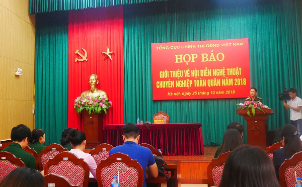 Hội diễn nghệ thuật chuyên nghiệp toàn quân năm 2018 diễn ra từ ngày 6 11