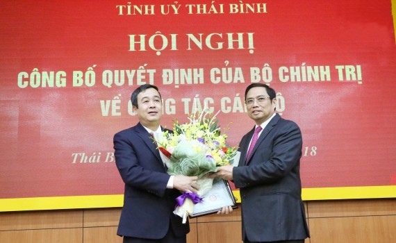 Đồng chí Ngô Đông Hải giữ chức Phó Bí thư Thường trực Tỉnh ủy Thái Bình