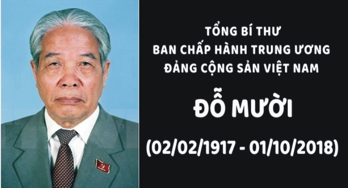 [Infographic] Tóm tắt quá trình công tác của nguyên Tổng Bí thư Đỗ Mười