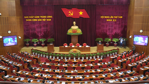 Thông báo Hội nghị lần thứ 8 Ban Chấp hành Trung ương Đảng khóa XII