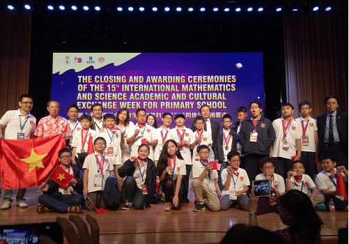 100 học sinh Việt Nam dự kỳ thi IMSO 2018 đều đạt huy chương