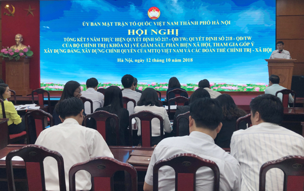 Hà Nội Qua các hoạt động giám sát, đã kiến nghị thu hồi 252 055m2 đất và trên 15 tỷ đồng