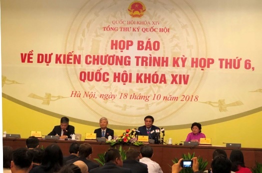Quốc hội sẽ bầu Chủ tịch nước ngay đầu kỳ họp thứ 6