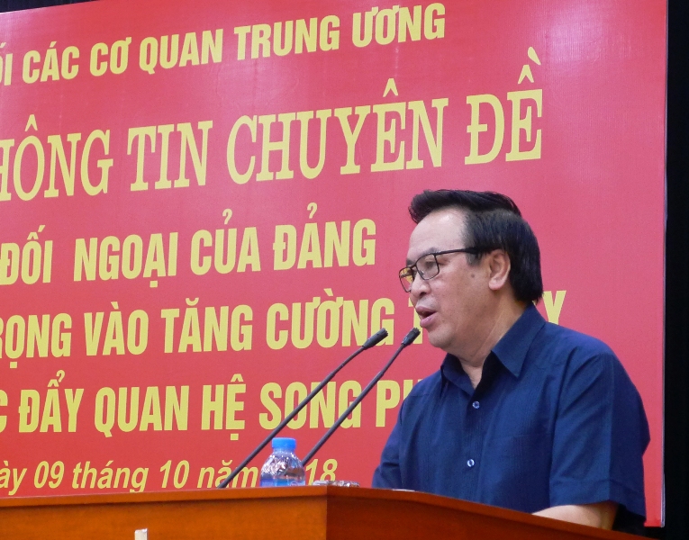 Quan hệ đối ngoại của Đảng góp phần quan trọng vào tăng cường tin cậy chính trị và thúc đẩy quan hệ song phương