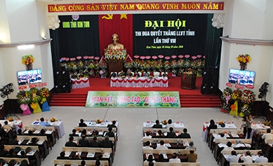 Kon Tum Kết hợp chặt chẽ phong trào Thi đua quyết thắng với phong trào thi đua yêu nước
