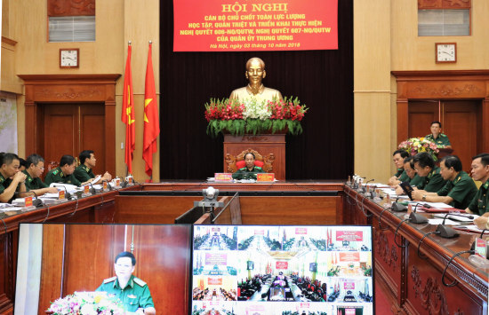 Đảng ủy Bộ đội Biên phòng quán triệt Nghị quyết của Quân ủy Trung ương