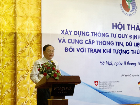Lấy ý kiến dự thảo Thông tư quy định quan trắc, dữ liệu KTTV đối với trạm khí tượng