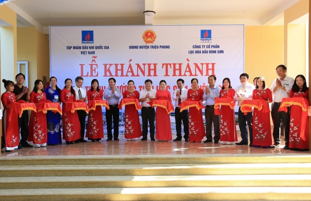 BSR khánh thành trường tiểu học tại Quảng Trị