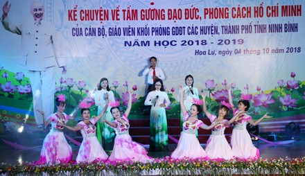 Ninh Bình Hội thi kể chuyện về tấm gương đạo đức, phong cách Hồ Chí Minh
