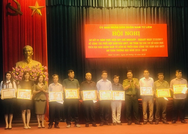 Tiếp tục phát huy hiệu quả của hoạt động phối hợp đảm bảo an ninh trật tự trường học