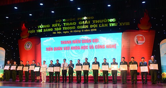 Bổ sung tiêu chí xét thưởng Giải thưởng Tuổi trẻ sáng tạo trong Quân đội