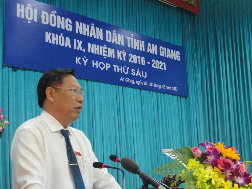 Phê chuẩn chức vụ Phó Chủ tịch UBND tỉnh An Giang