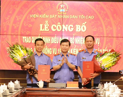 Viện kiểm sát nhân dân tối cao bổ nhiệm Vụ trưởng Vụ 3