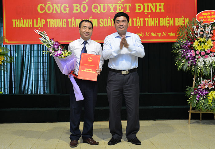 Thành lập Trung tâm Kiểm soát bệnh tật tỉnh Điện Biên