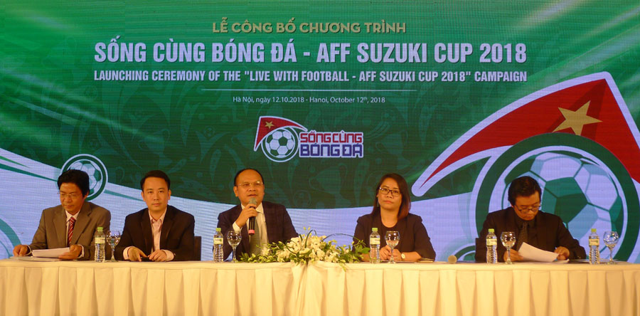 Khởi động chương trình “Sống cùng bóng đá - AFF Suzuki Cup 2018”