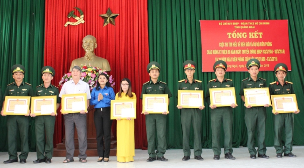 Quảng Ngãi Trao giải cuộc thi “Tìm hiểu về biên giới và truyền thống Bộ đội Biên phòng” ​