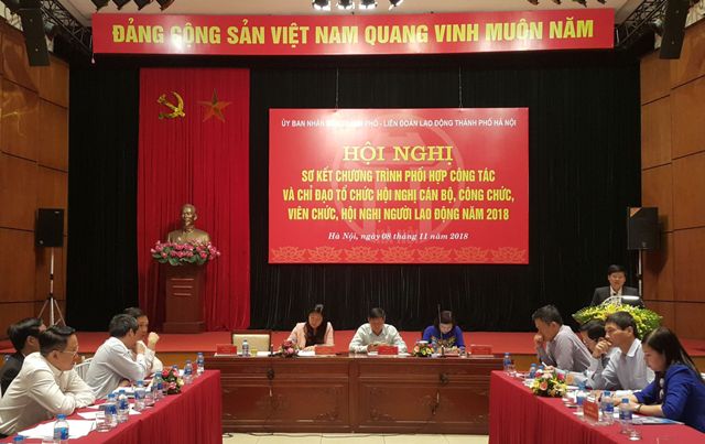100 đơn vị, cơ quan, trường học trên địa bàn TP Hà Nội tổ chức Hội nghị cán bộ, công chức, viên chức