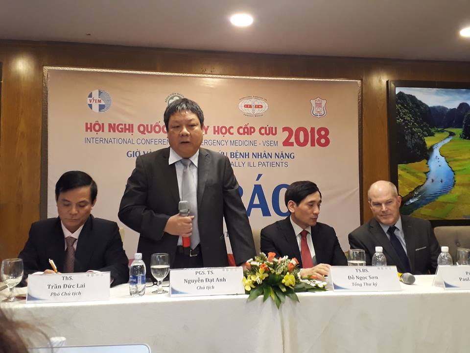 1500 đại biểu tham dự Hội nghi quốc tế về y học Cấp cứu năm 2018