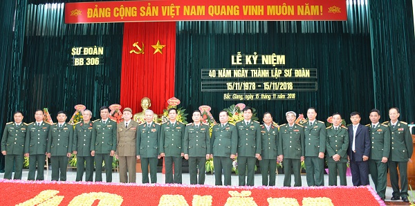 Sư đoàn 306 Quân đoàn 2 kỷ niệm 40 năm Ngày thành lập