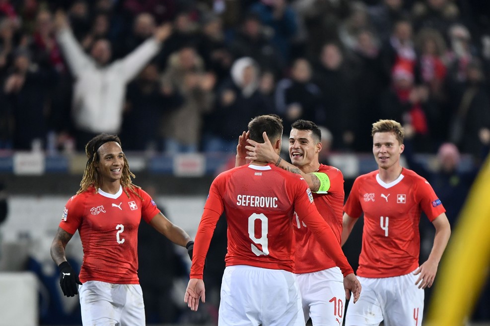 Thụy Sỹ ngược dòng cướp ngôi Bỉ tại Nations League