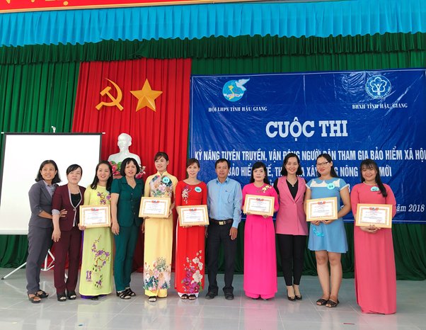 Hậu Giang Hội thi Kỹ năng tuyên truyền, vận động người dân tham gia bảo hiểm