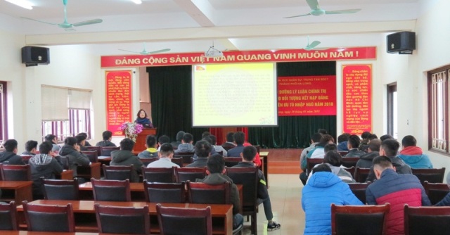 Đảng bộ TP Hạ Long Quảng Ninh  Nâng cao chất lượng công tác phát triển đảng viên