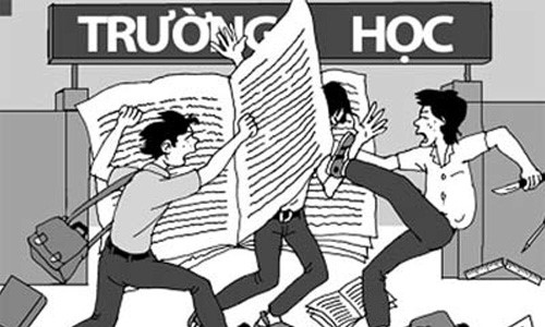 Khoảng trống  văn hóa ứng xử trong trường học