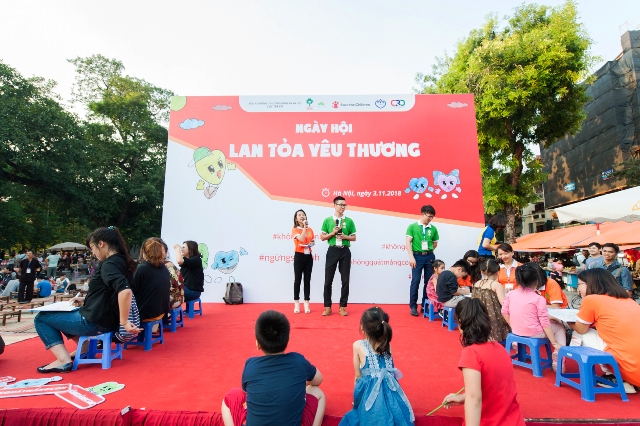 Sự kiện truyền thông ngoài trời “Ngày hội Lan tỏa yêu thương”