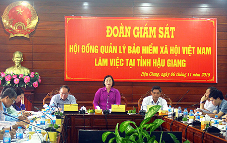 Giám sát thực hiện chính sách pháp luật về bảo hiểm tại tỉnh Hậu Giang