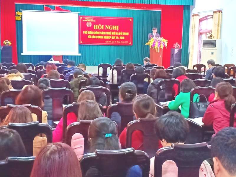 Lạng Sơn Đẩy mạnh tuyên truyền về chính sách, pháp luật thuế