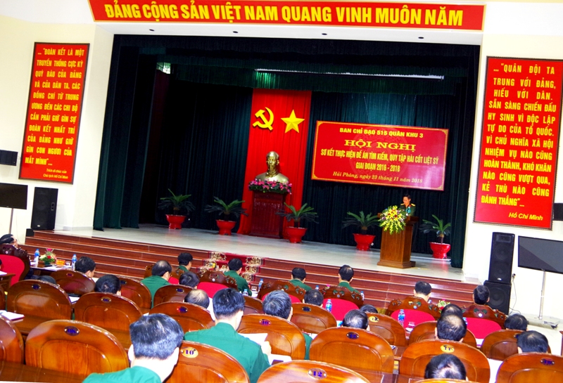 Quân khu 3 Nỗ lực làm tốt công tác tìm kiếm, quy tập hài cốt các liệt sĩ