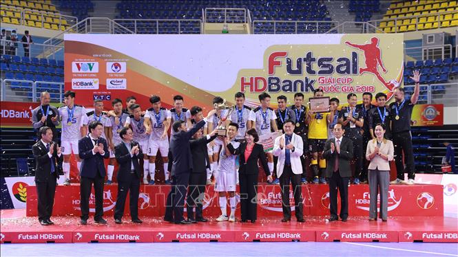 CLB Thái Sơn Nam bảo vệ thành công ngôi vô địch giải Futsal HDBank Cúp quốc gia 2018