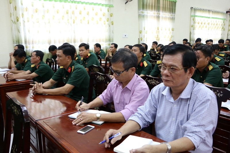 Đảng ủy quân sự Sóc Trăng triển khai, quán triệt các nội dung Hội nghị Trung ương 8 khóa XII