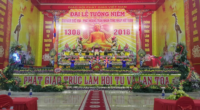 710 năm ngày Phật hoàng Trần Nhân Tông nhập niết bàn