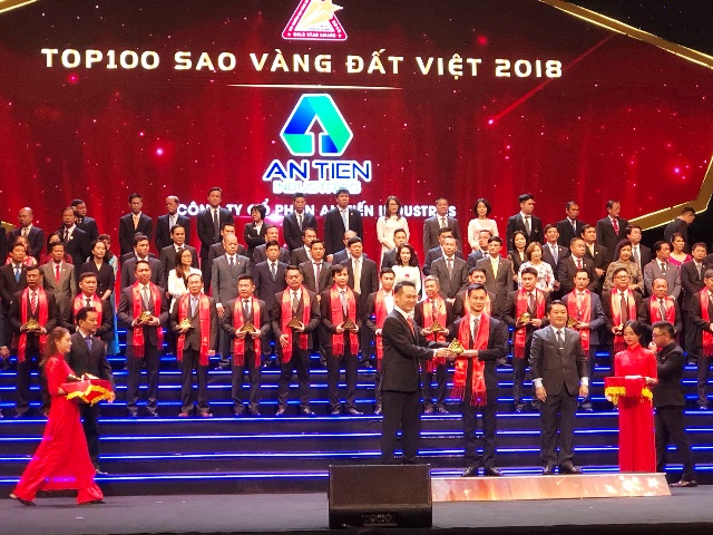 Công ty An Tiến Industries HII lọt top 100 thương hiệu tiêu biểu Việt Nam