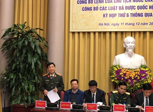 Công bố Lệnh của Chủ tịch nước về 9 Luật mới được thông qua