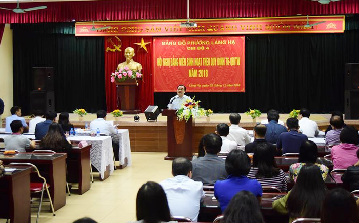 Cần sự chung tay, góp sức của cán bộ, đảng viên và nhân dân ở các địa bàn dân cư
