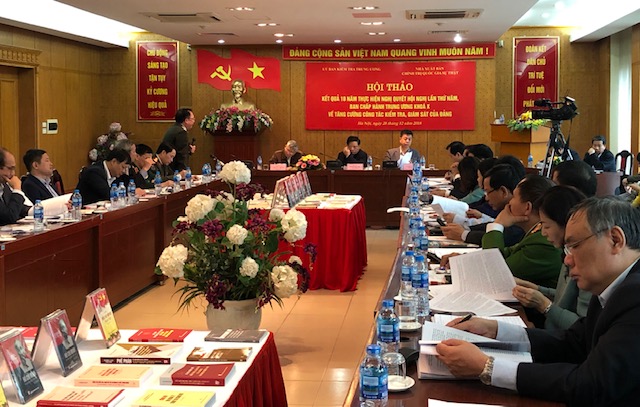 Giám sát cán bộ chủ chốt trong thực hiện trách nhiệm nêu gương