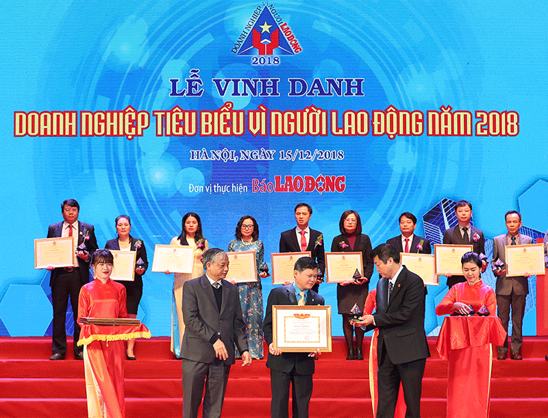 8 đơn vị thuộc EVN được vinh danh “Doanh nghiệp tiêu biểu vì người lao động năm 2018”
